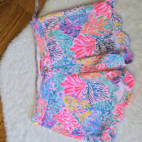 Lilly Pulitzer Pink/Blue Shorts, Womens Size 4 - Picture 4 of 10